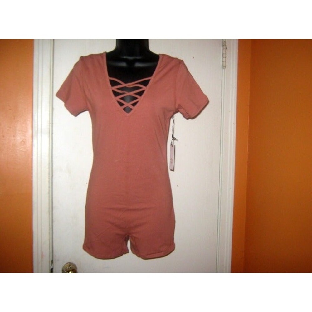 Active USA Bodycon Juniors Large Romper NWT